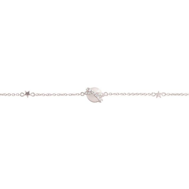 Planet Silver Chain Bracelet