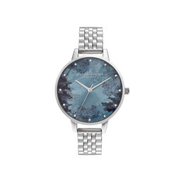 Under The Sea Coral & Crystal Marker, Silver Bracelet 