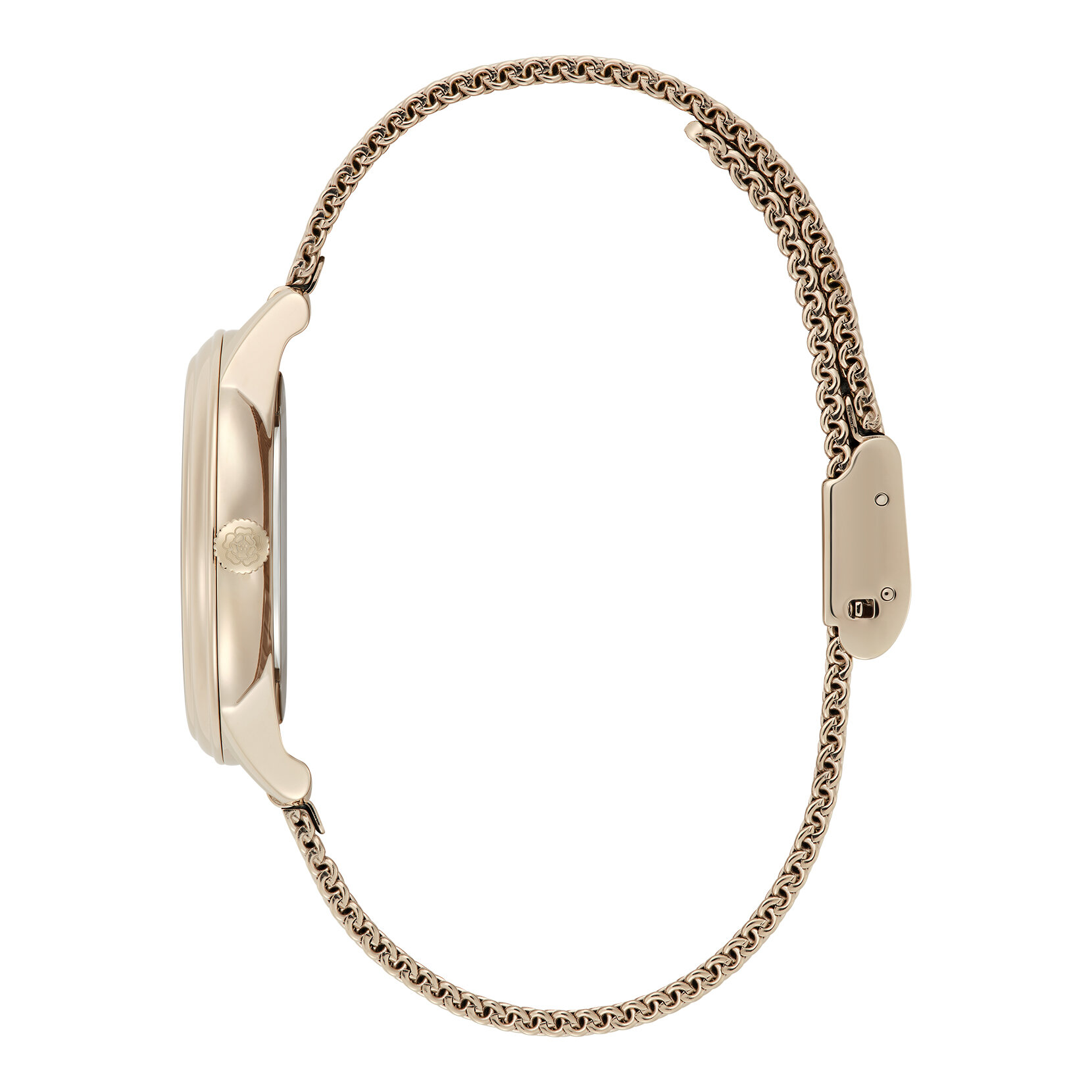 32mm Swirl Carnation Gold & Rose Gold Mesh Watch