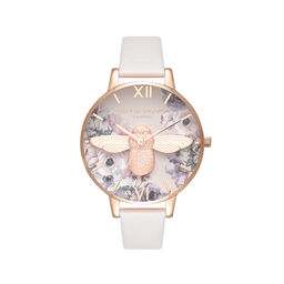  Watercolour Florals Blush & Rose Gold 