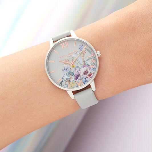 Enchanted Garden Vegan Gray & Silver