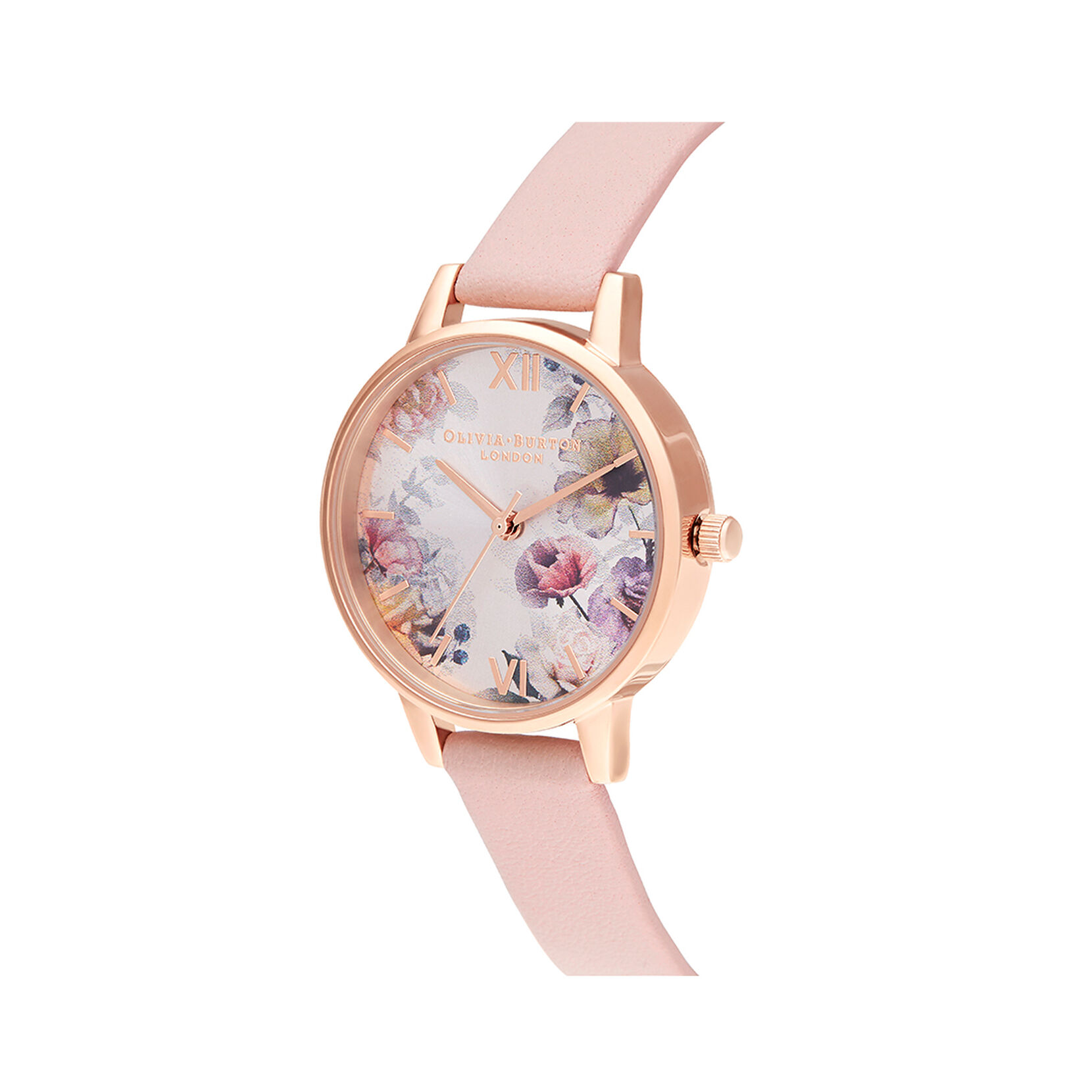 Sunlight Florals Pink & Rose Gold Watch
