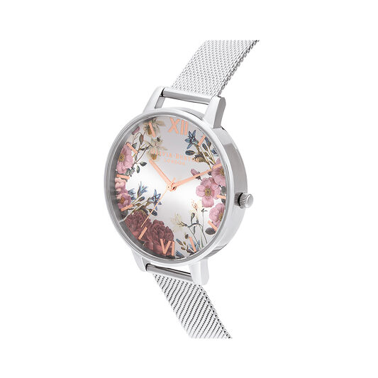 British Blooms Rose Gold & Silver Mesh
