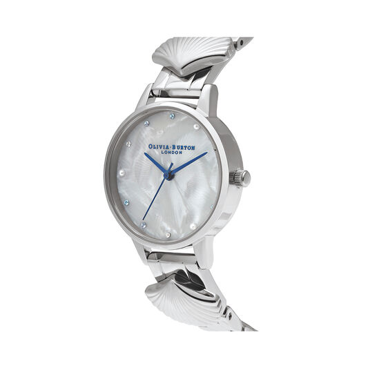 Mermaid Watch Silver & Blue