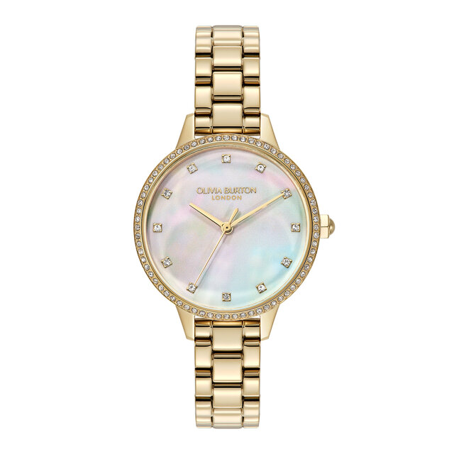 34mm Captivate Mother of Pearl & Gold Bracelet Watch