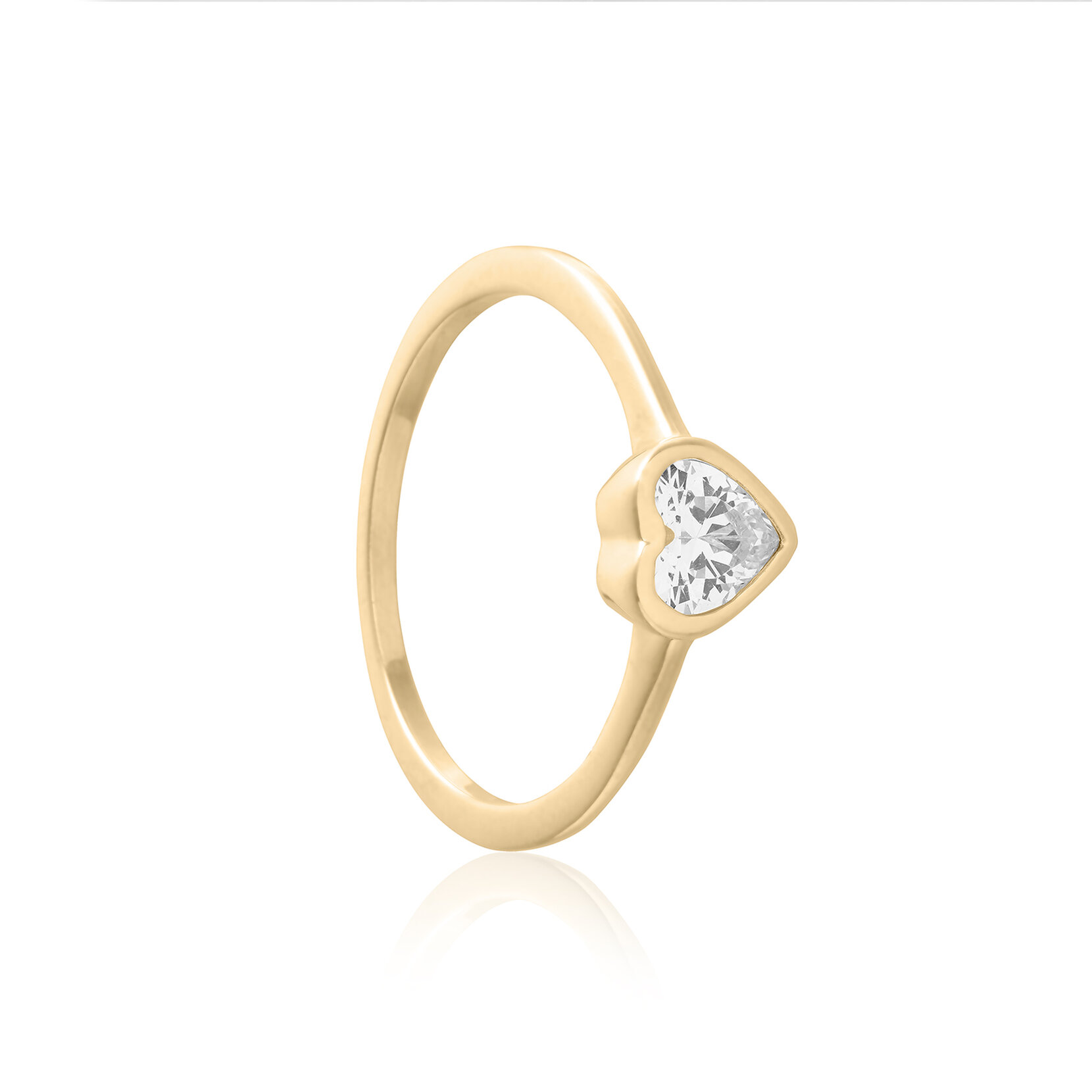 Gold Heart Ring