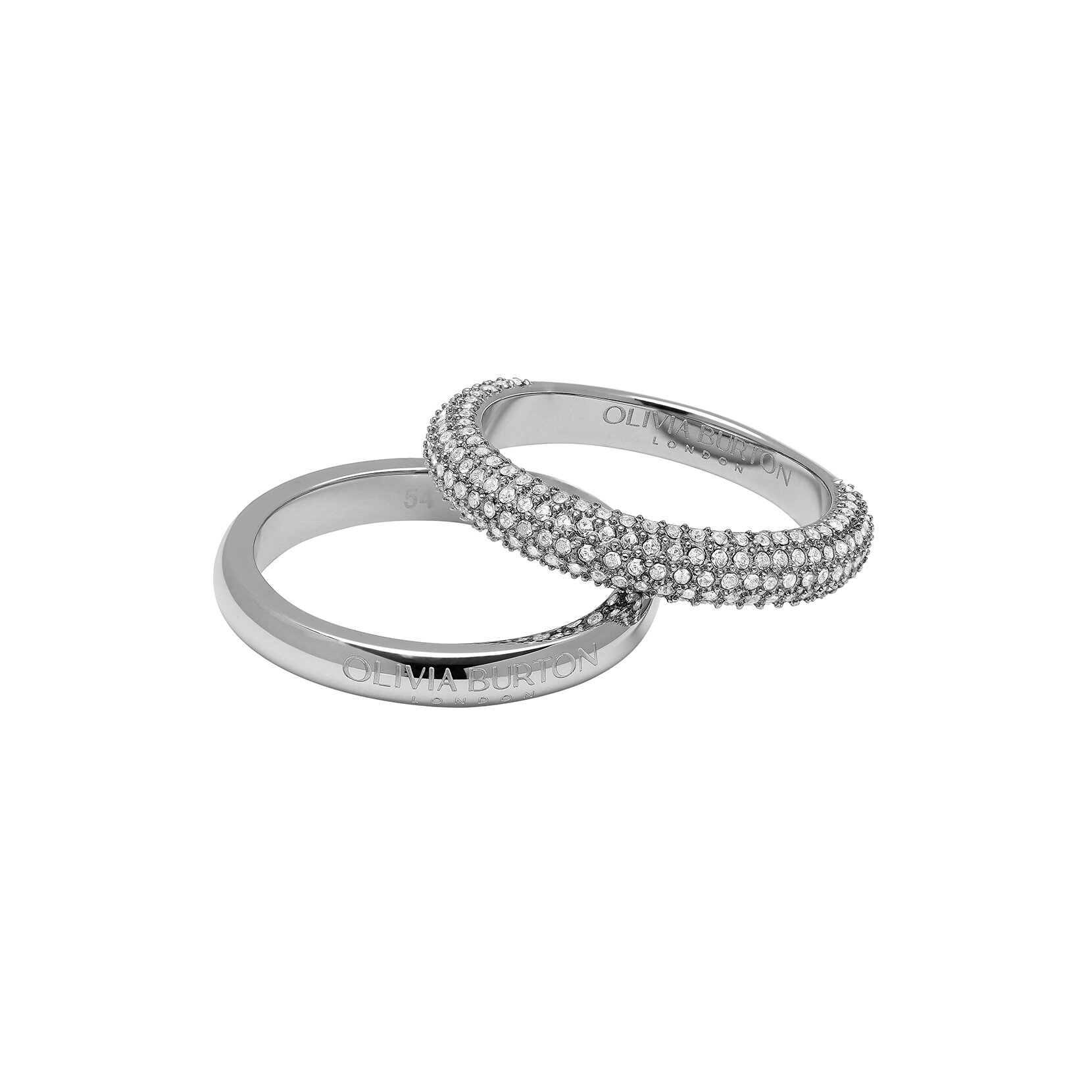 Entwine Silver Ring Set M