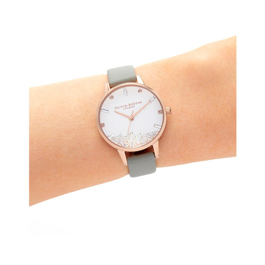 The Wishing Watch Grey & Rose Gold