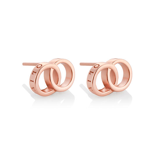 The Classics Interlink Earrings Rose Gold