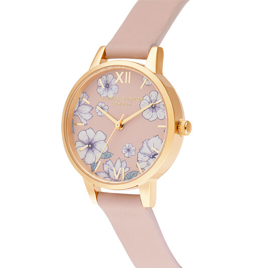 Groovy Blooms Vegan Candy Pink & Gold