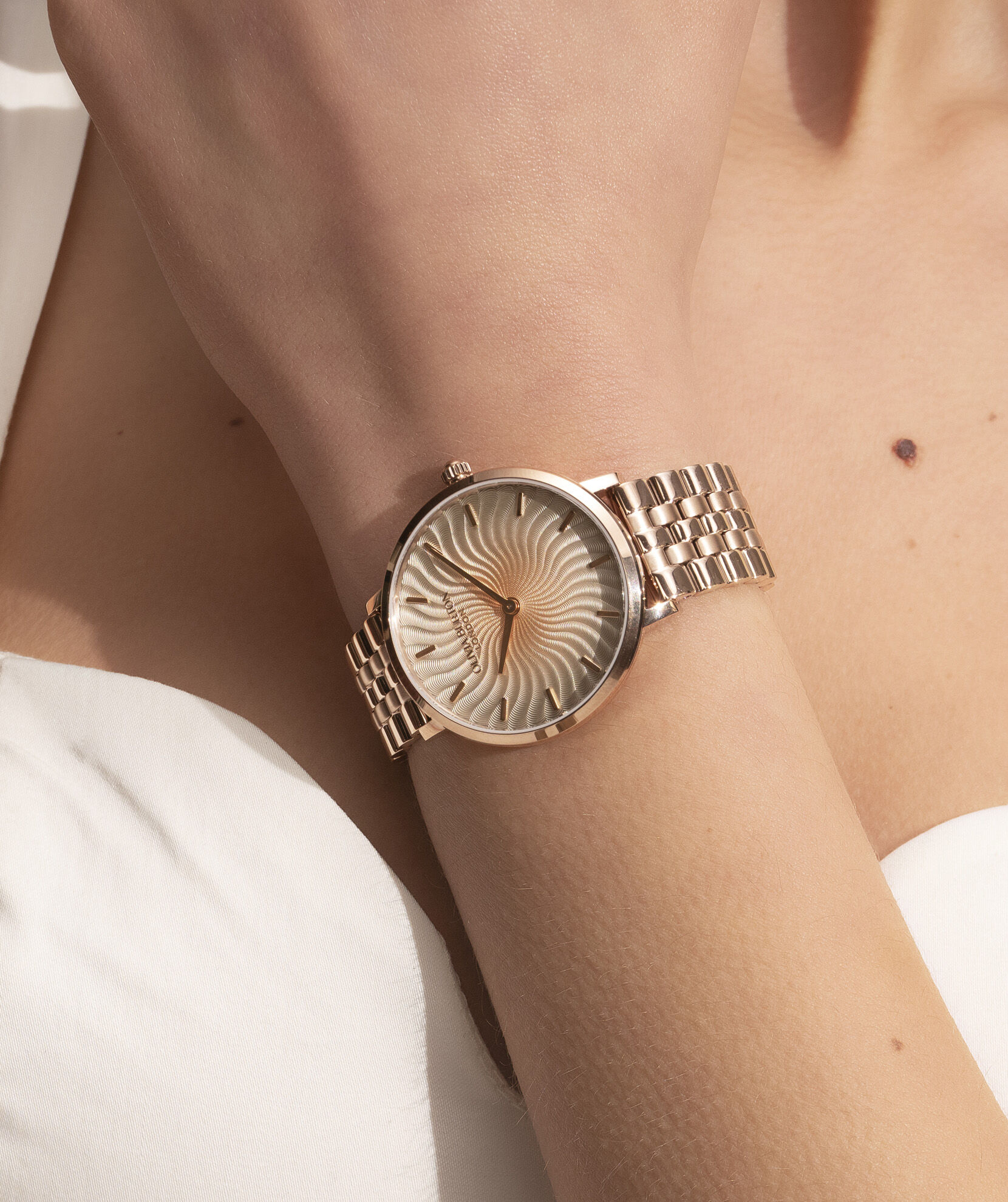 Olivia burton rose gold watch shop