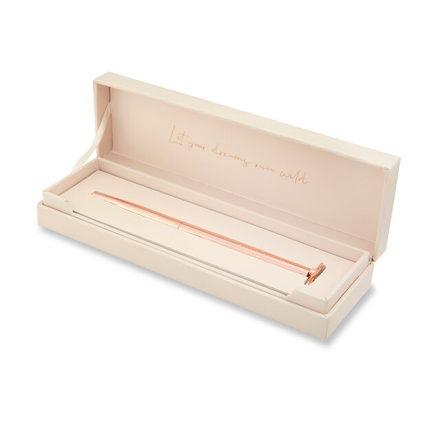 Celebration Bee Pen Turquoise & Rose Gold