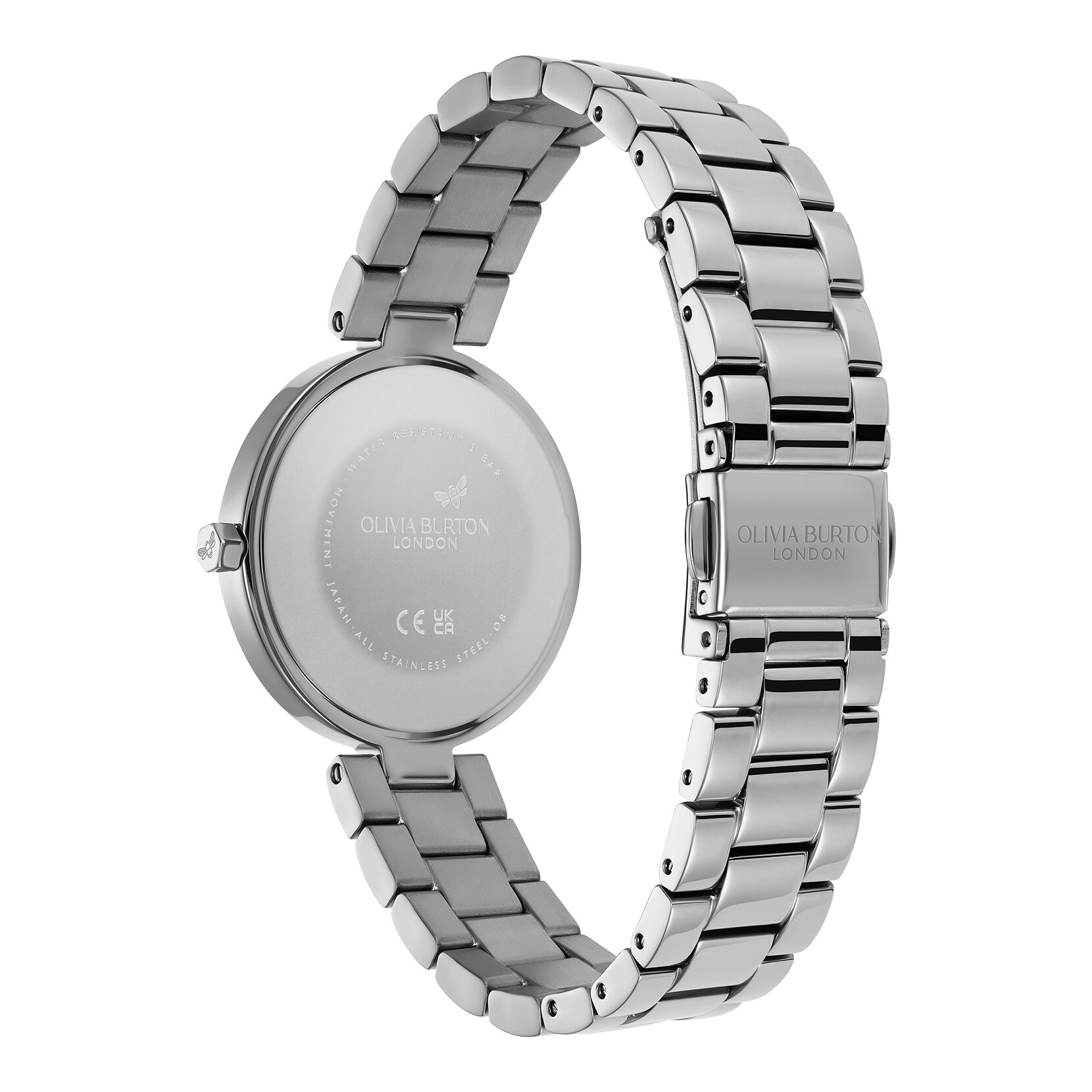 32mm Dimension T-Bar Mellow Rose & Silver Bracelet Watch