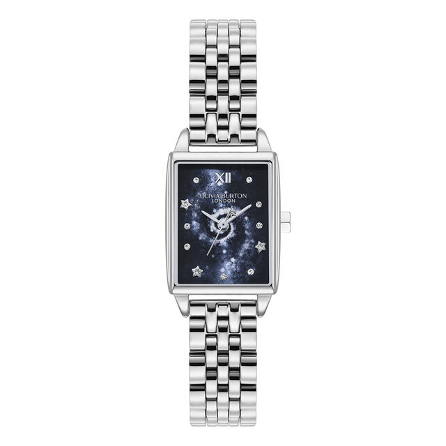 21mm Celestial Townhouse Navy & Silver Bracelet Watch