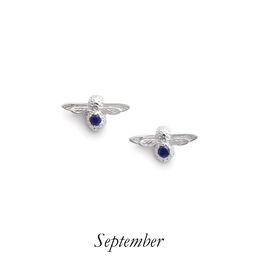 Celebration Bee Studs Silver & Lapis