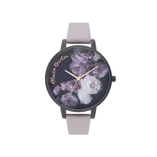 Fine Art Gray Lilac & Matte Black