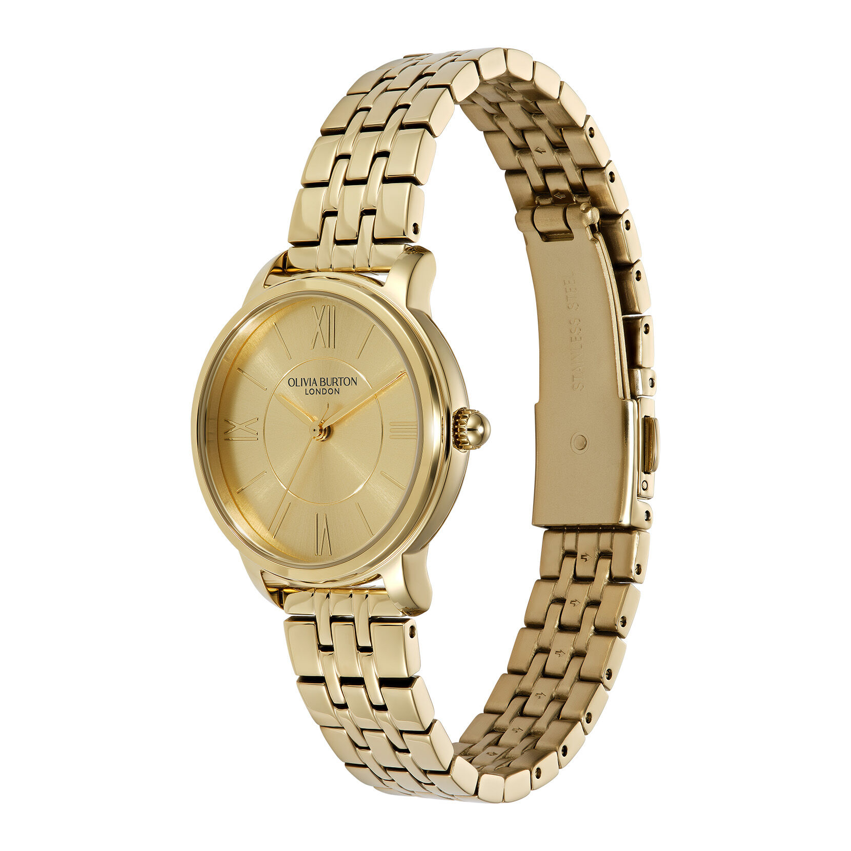 Classic 30mm Westbourne Champagne & Gold Bracelet Watch | Olivia