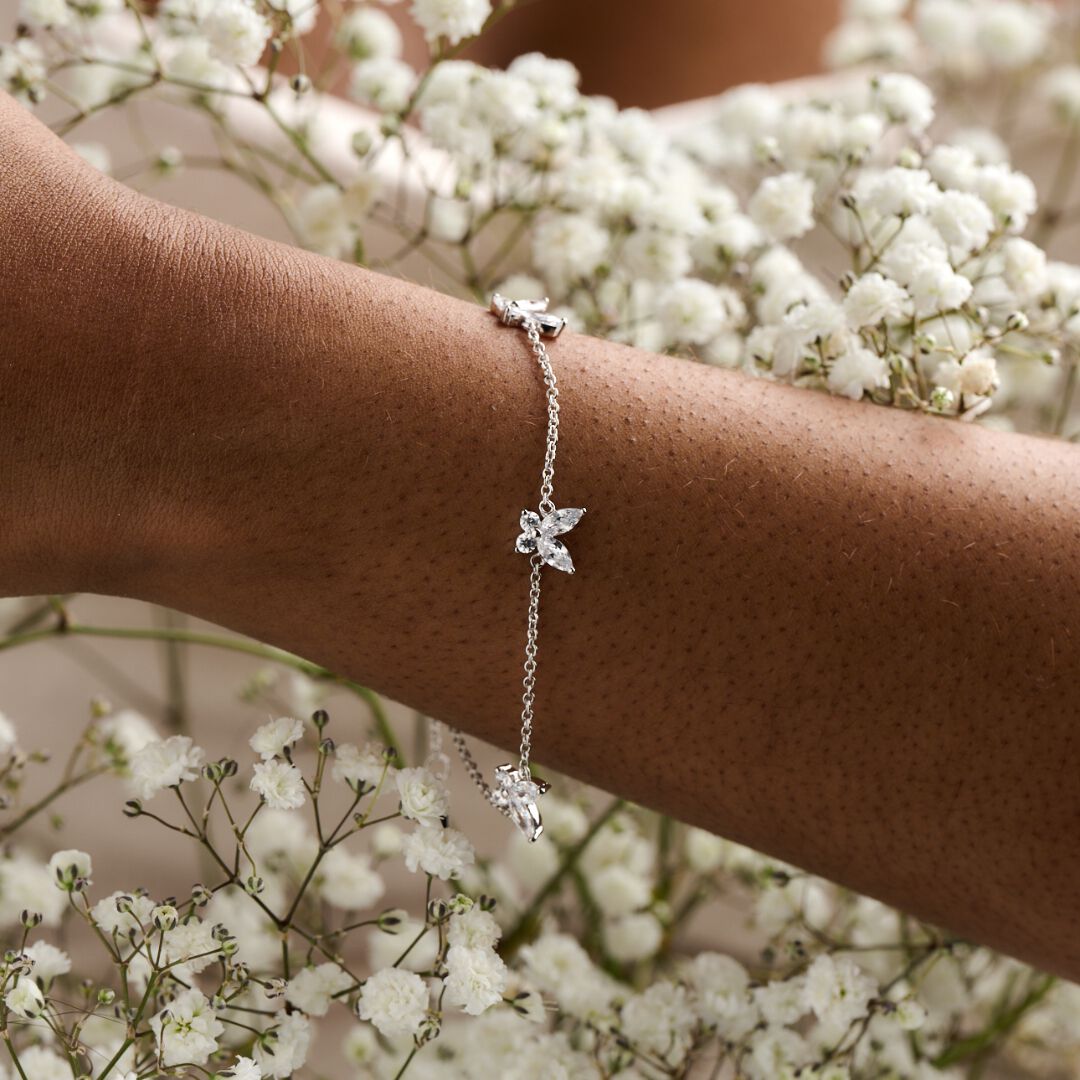 Silver Marquise Bracelet