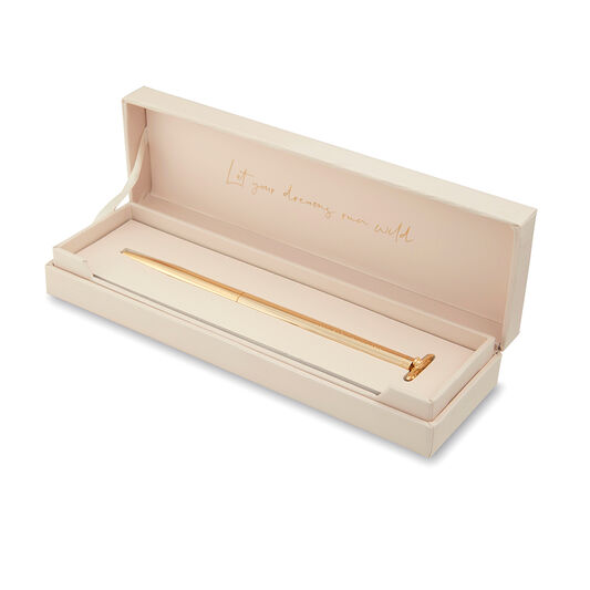 Celebration Bee Pen Fern Green Crystal & Gold May
