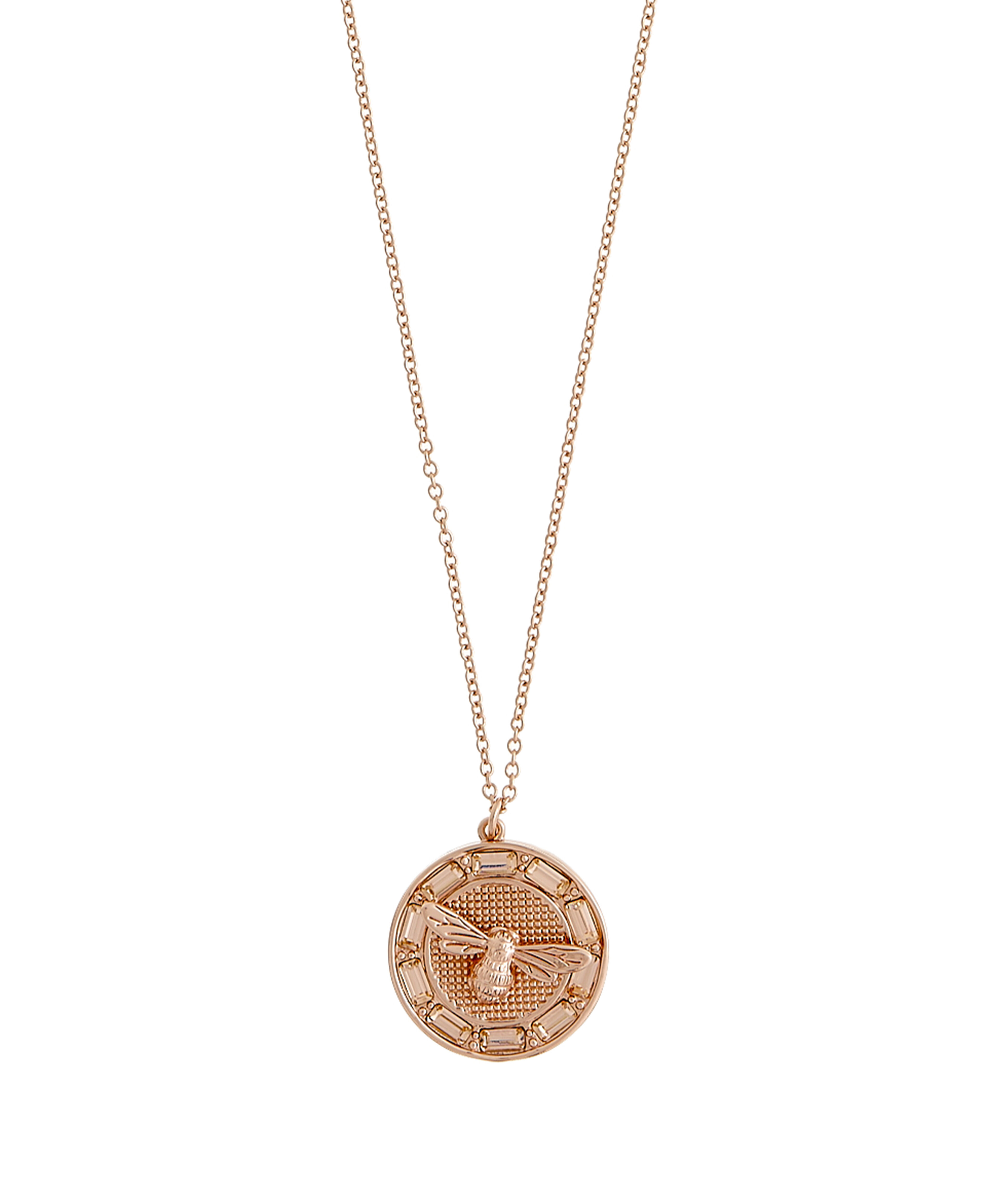 Olivia burton silver online bee necklace