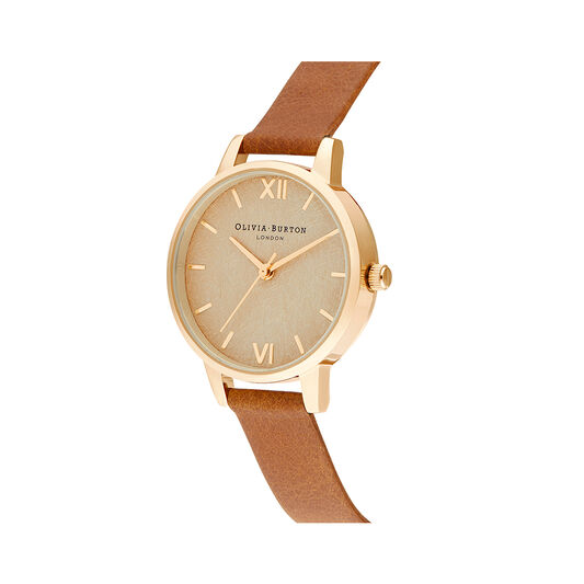 Woven Dial Honey Tan & Pale Gold