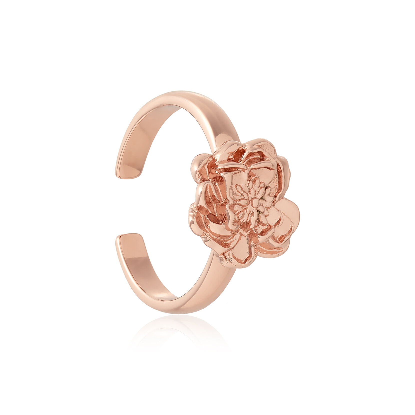 Rose Gold Flower Ring