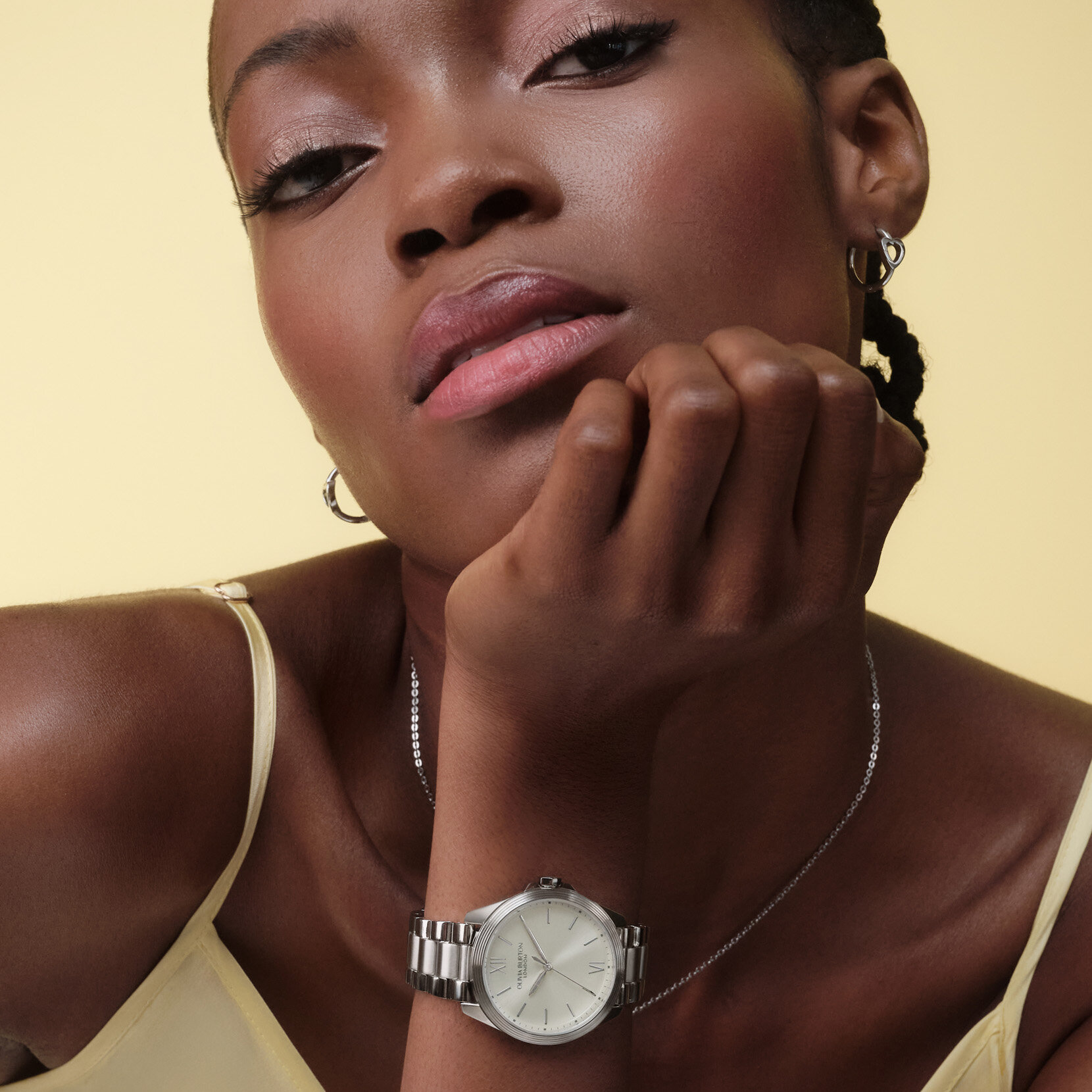 36mm Chiswick Ivory & Silver Bracelet Watch