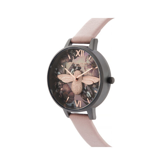 Twilight Demi Dial Watch with Lilac Mother-Of-Pearl