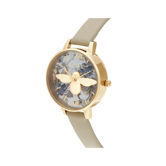 Demi 3D Bee Sand & Gold