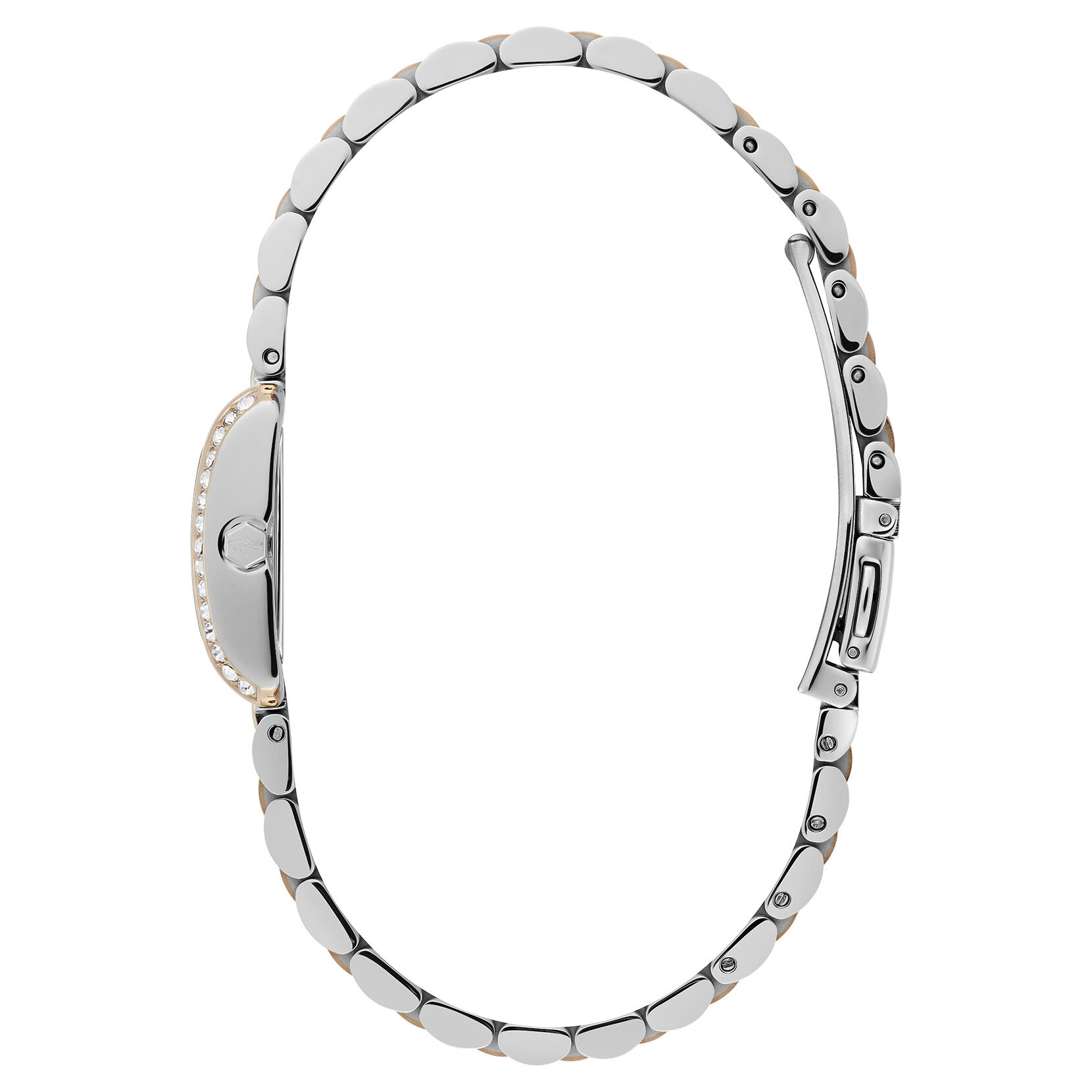 21mm Berkley White & Two Tone Bracelet Watch