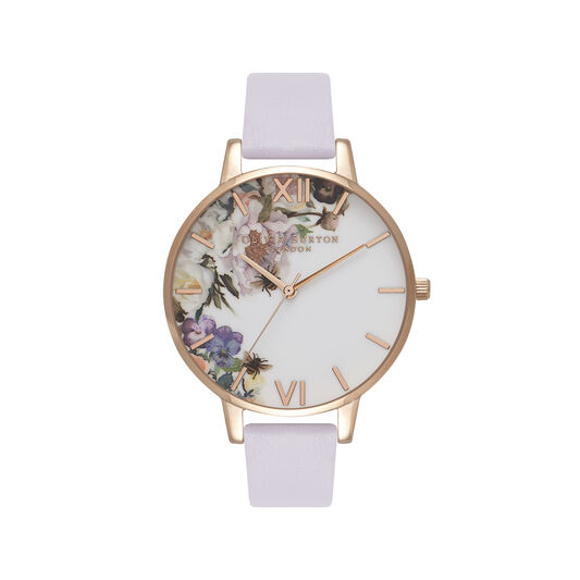 Enchanted Garden Parma Violet & Rose Gold