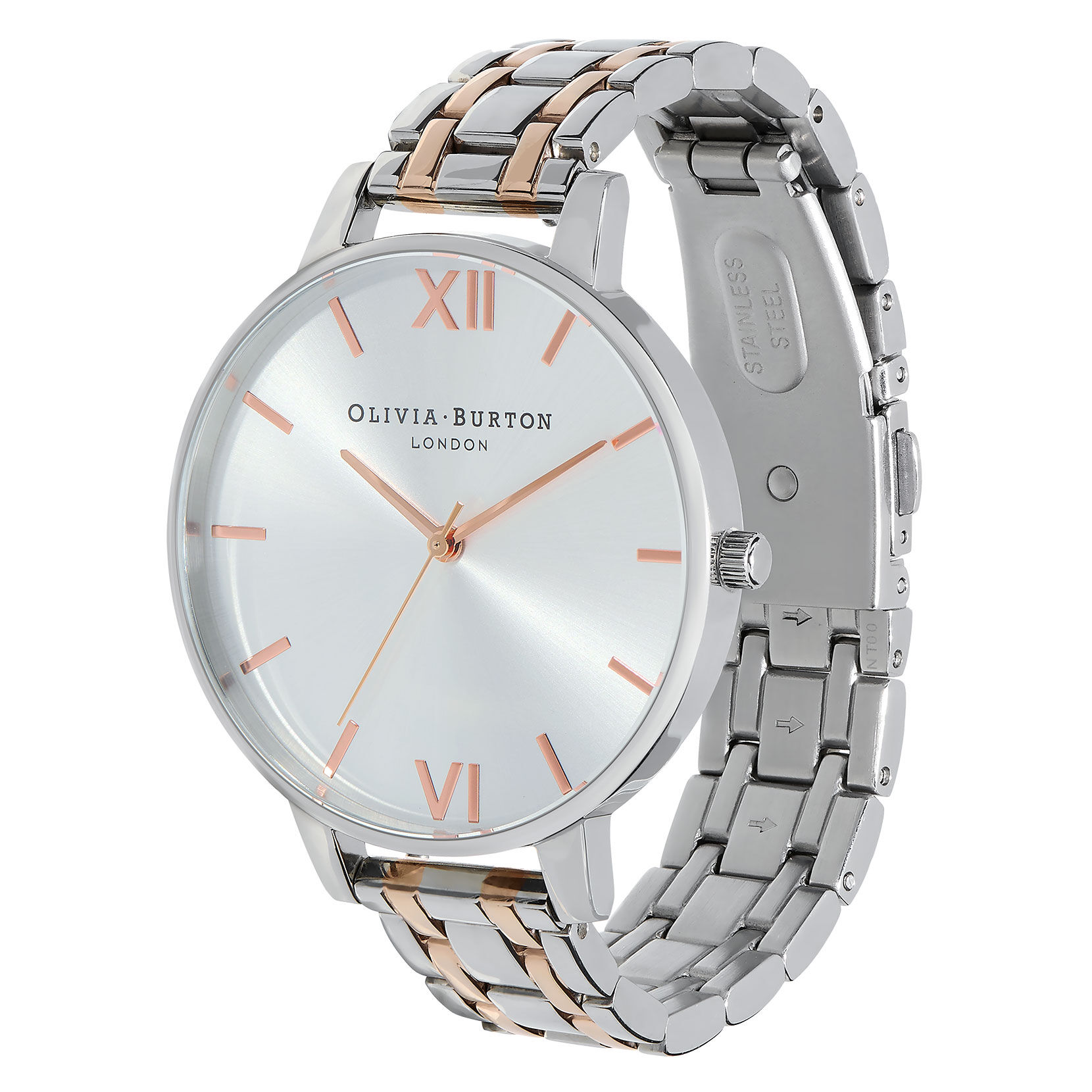 38mm Silver Bracelet Watch