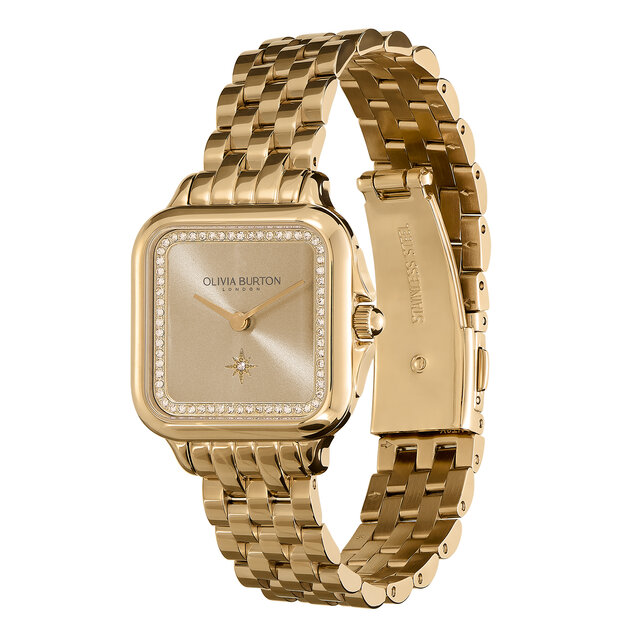 28mm Grosvenor Gold Bracelet Watch