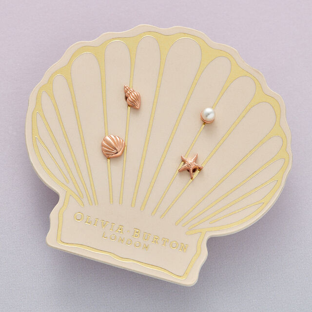 Assorted Rose Gold Studs Pack