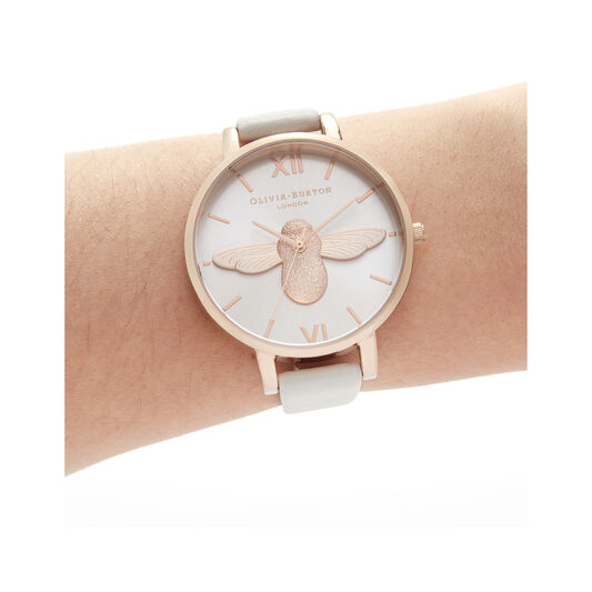 3D Bee Big Dial Blush Sunray Blush & Rose Gold