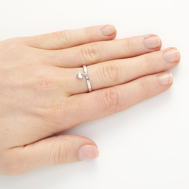 Interlink Heart Gift Set Silver