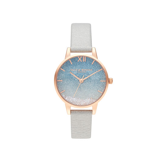 Wishing Wave Glitter Dial, Shimmer Pearl & Rose Gold