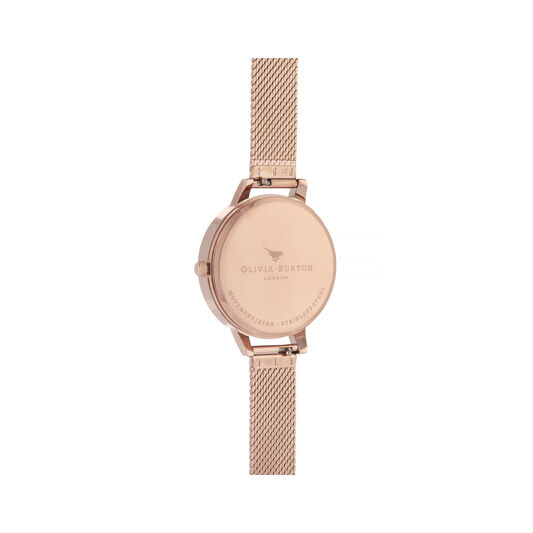 Celestial Demi Dial Watch with Boucle Mesh