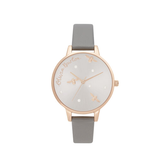 Pearly Queen Vegan London Gray & Rose Gold