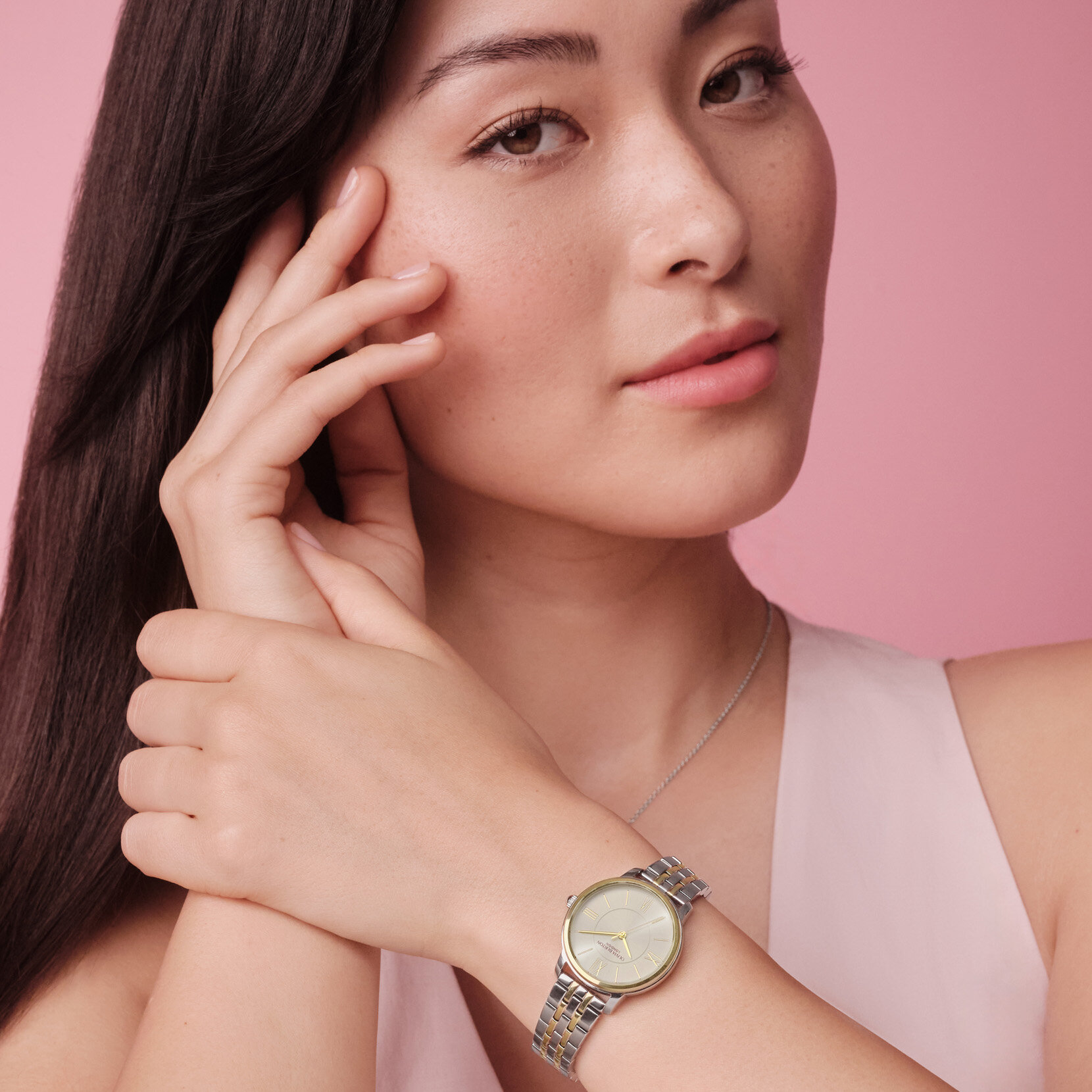 30mm Westbourne White & Two Tone Bracelet Watch