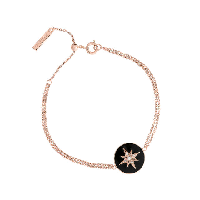 Celestial Rose Gold North Star Bracelet