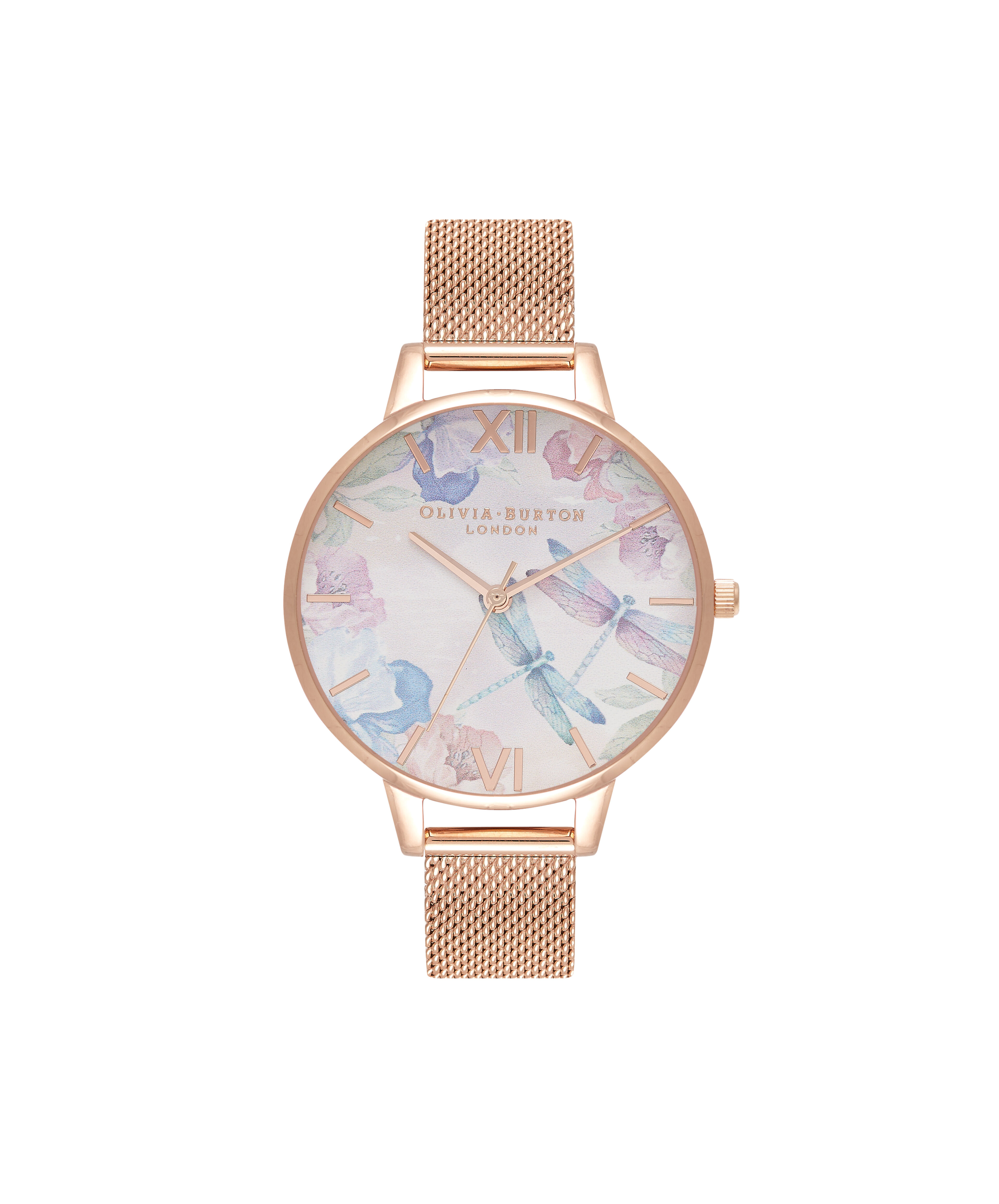 Olivia burton 2025 dancing dragonfly watch