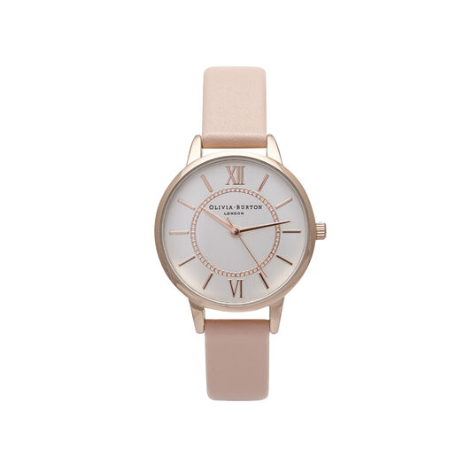 Wonderland Dusty Pink And Rose Gold Watch