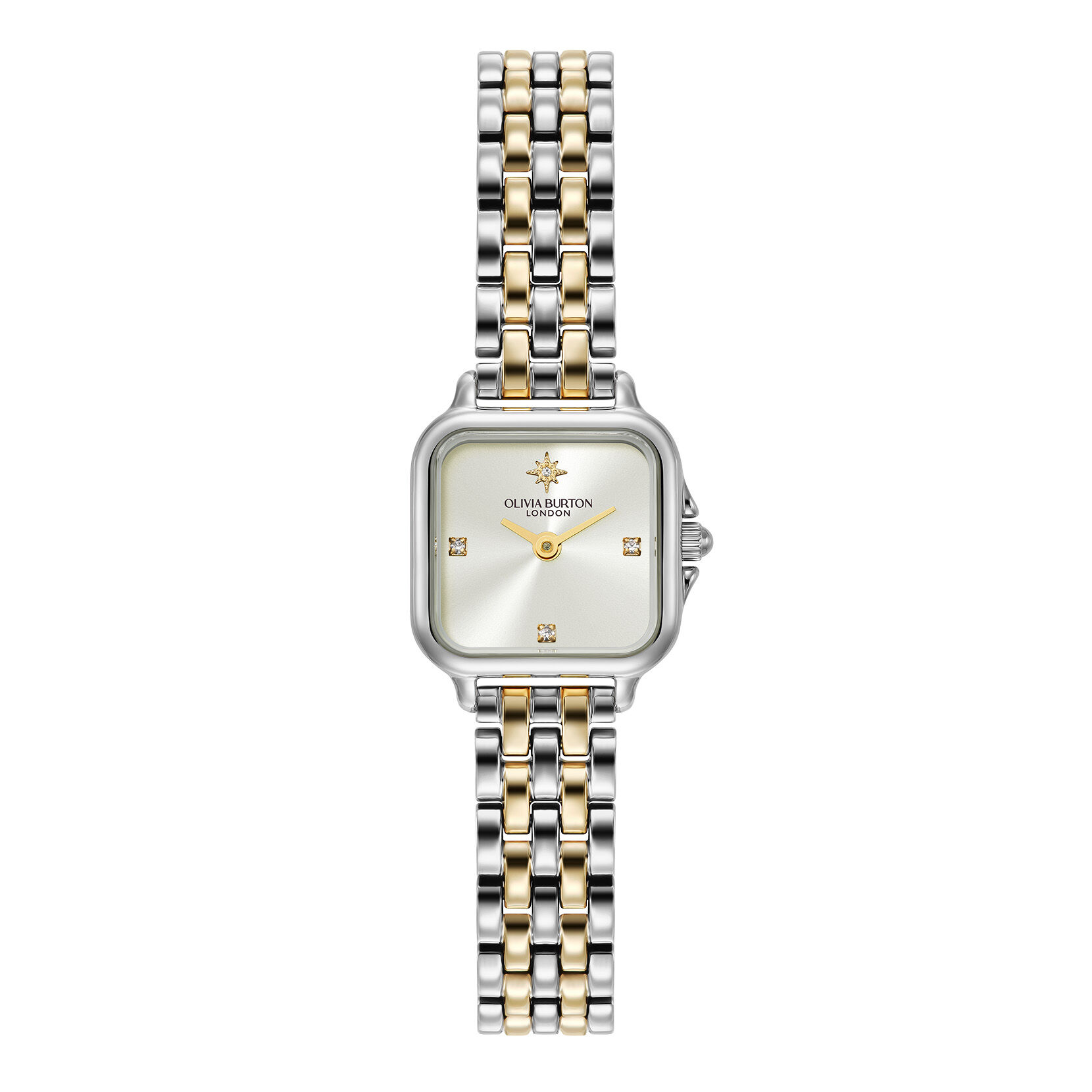 Classic 20mm Mini Grosvenor Ivory & Two Tone Bracelet Watch