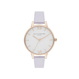 Demi White Dial Parma Violet & Pale Rose Gold
