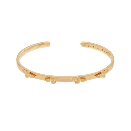 3D Bee Bangle Gold
