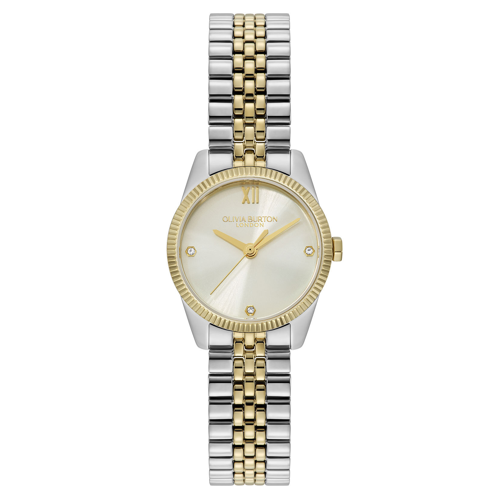 Sports Luxe 25mm Highbury Ivory & Two Tone Bracelet Watch | Olivia