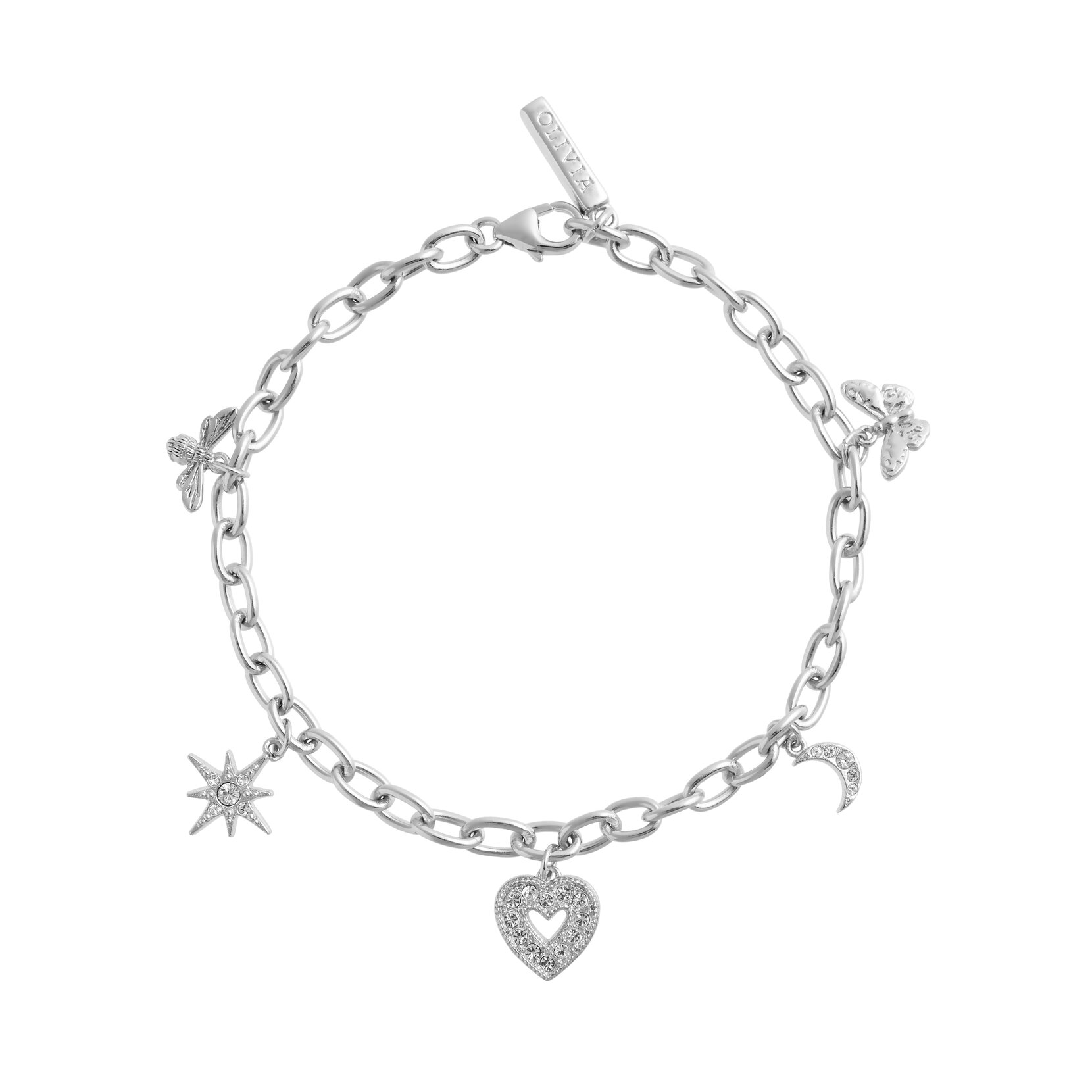 Silver Charm Bracelet