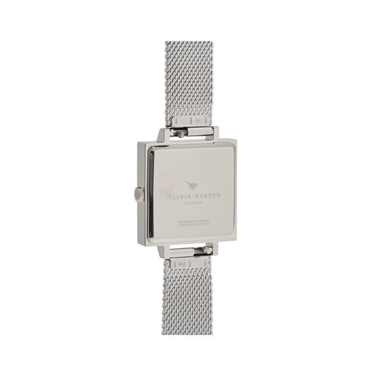 3D Butterfly Mesh Silver
