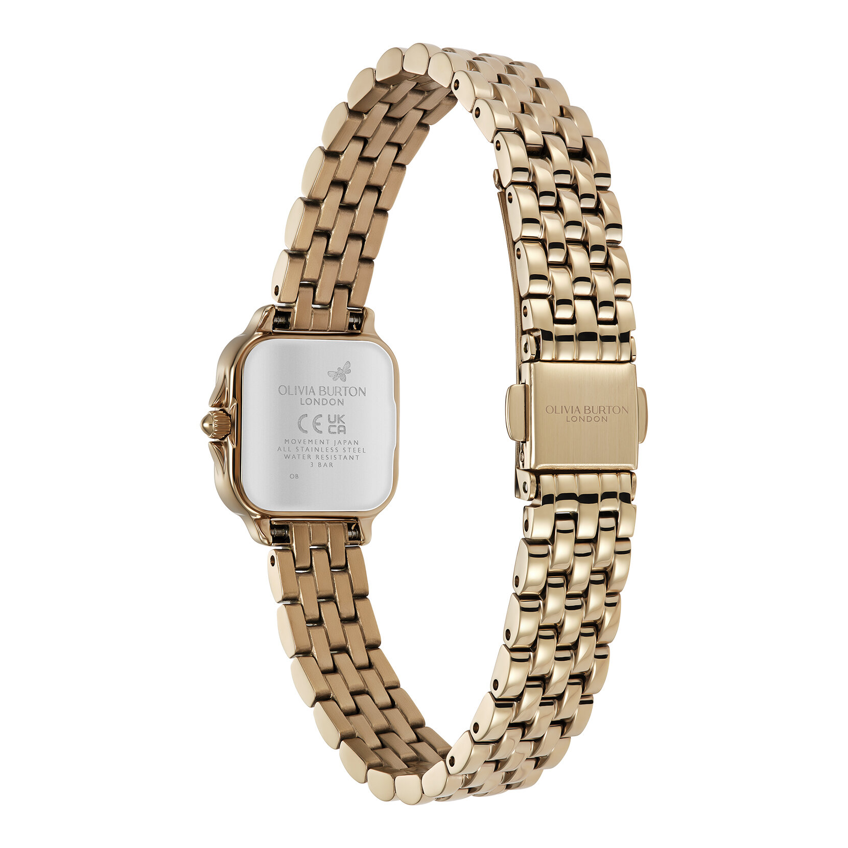 20mm Mini Grosvenor Earl Grey & Rose Gold Bracelet Watch